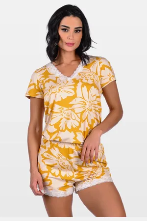 Summer Soul Short Doll Feminino Manga Curta Floral