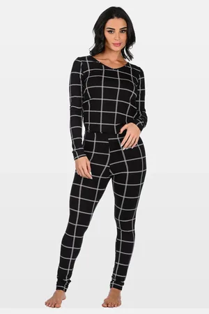 Summer Soul Pijama Feminino Longo Xadrez