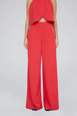 Traymon Calça Pantalona Cintura Alta