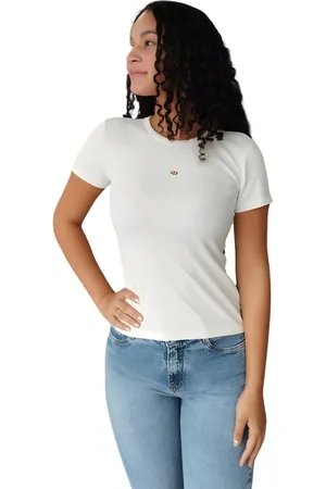 Colcci Blusa Feminina Silm Mini Logo Metal