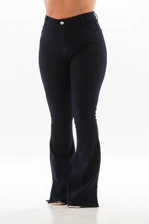 ARAUTO JEANS Calça Jeans Feminina Arauto Hot Flare Blue Essence