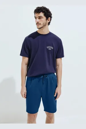 Hering Camiseta Masculina Relaxed Manga Curta Com Bordado