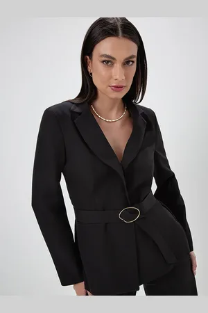 Principessa Blazer Intermediário em Alfaiataria com Fivela Tania