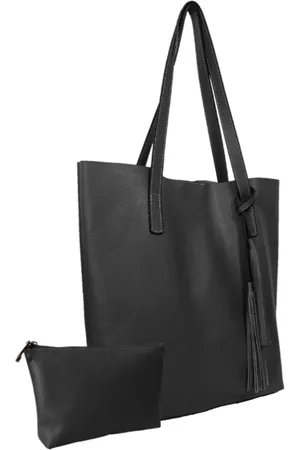 TopGrife Kit Bolsa Boho Sacola e Necesseire Couro