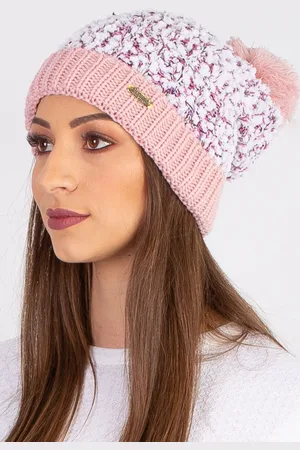 Enluaze Gorro Feminino De Malha Com Pompom 60020 - /Branco