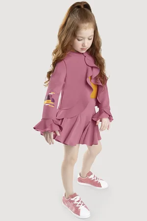 Lilica Ripilica Infantil - Casaco Babados Manga Longa Feminino