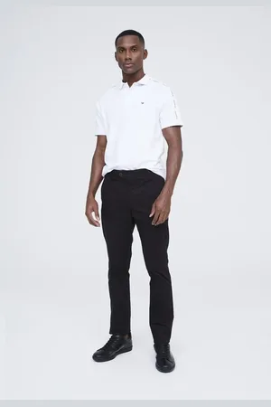Traymon Calça Sarja Slim Alfaiataria
