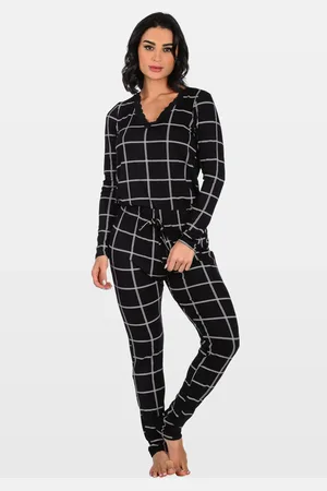Summer Soul Pijama Feminino Longo Xadrez