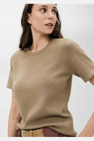 Hering Blusa Feminina Manga Curta Em tricô
