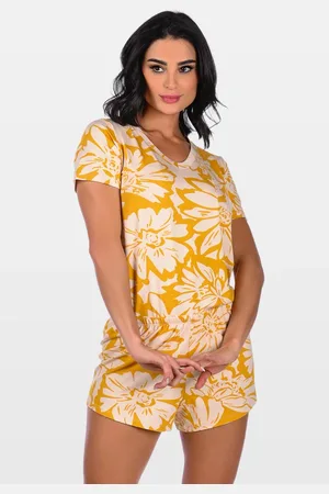 Summer Soul Short Doll Feminino Manga Curta Floral