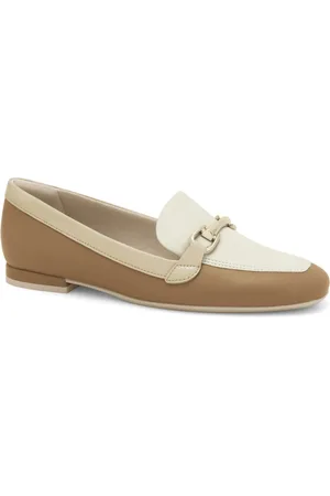 COMFORTFLEX Mocassim Feminino Camel Multicolor Sola Antiderrapante 2579304-1