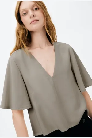 Hering Blusa Feminina Manga Sino Em Peach Touch