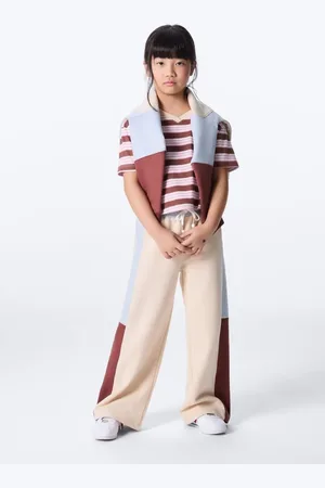 Hering Calça Menina Wide Leg Em Moletom Peluciado