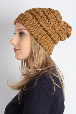 Enluaze Gorro Feminino De Malha Tricô 60018