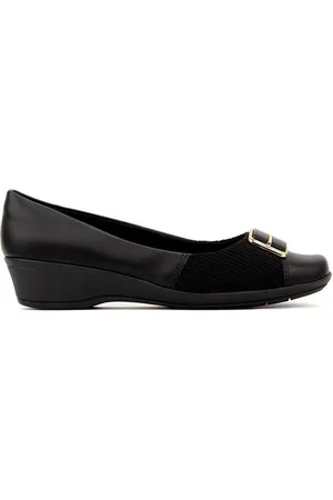 COMFORTFLEX Sapato Joanete Salto Anabela Preto