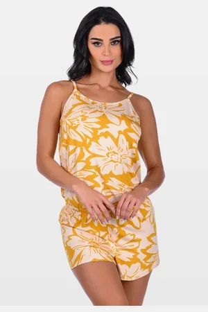 Summer Soul Short Doll Feminino Com Alça Estampado Floral