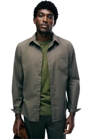 Di Nuevo Camisa Hering Slim Social Masculina Manga Longa