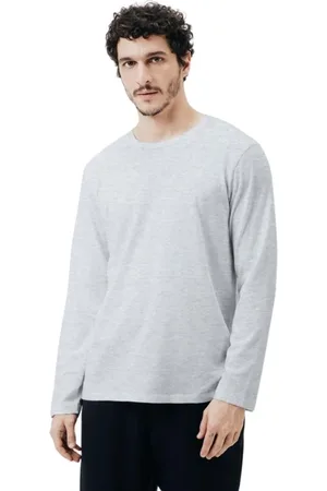 Di Nuevo Camiseta Hering Manga Longa Lisa