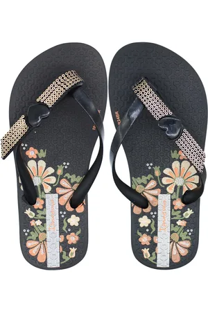 Ipanema Infantil - Chinelo de Dedo Belle Laço Flores Menina