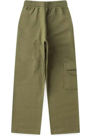 Molekada Infantil - Calça Inverno Menino Com Bolso Cargo em Moletom Felpado