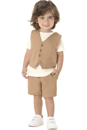 Marisol Infantil - Conjunto Curto Moletom Masculino