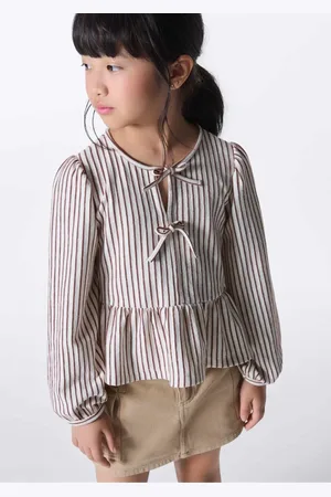 Hering Infantil - Blusa Menina Tecido Texturizado Fio Tinto