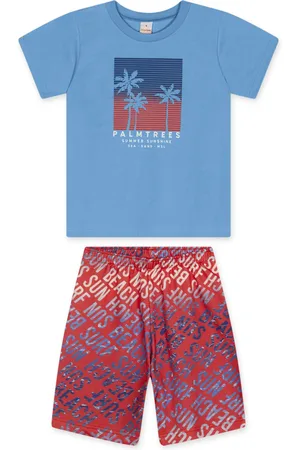 Marisol Infantil - Conjunto Curto Moletom Masculino