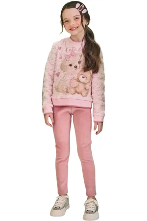 Kukiê Infantil - Conjunto Blusão e Legging em Fleece 80175