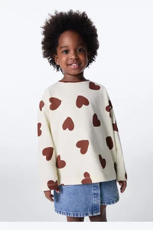 Hering Infantil - Blusa Menina Oversized Estampada