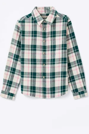 Hering Infantil - Camisa Menina Regular Fio Tinto Xadrez