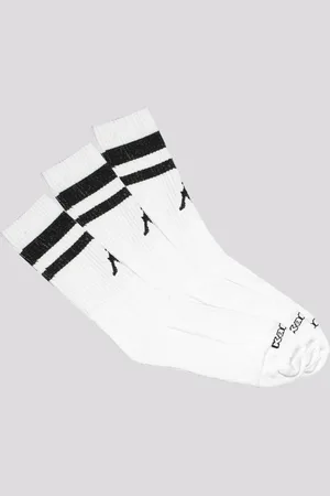 Kappa Kit Meia 3 Pares Sport Cano Alto Branca
