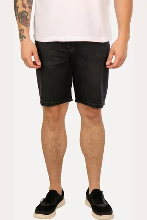 John John Bermuda Masculina Jeans Gluto Black Médio