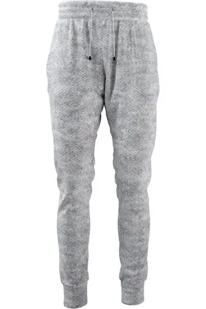Bueno Calça Moletom Jogger Lisa Em Algodão Felpado Com Elástico E Bolsos
