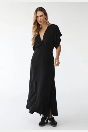 Colcci Vestido Longa Fenda Lateral