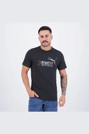 PUMA Camiseta Ess+ Camo Graphic Preta