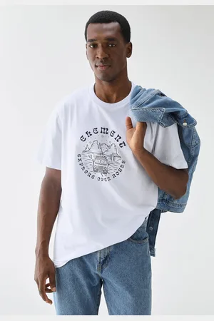Element Camiseta Reta Bosley Front Branca