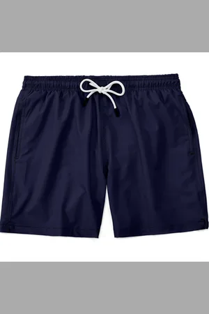 Bueno Shorts Masculino Básico Tactel e Elastano Leve c/ Elástico e Cordão Ajustável na Cintura Bolsos Laterais e Secagem Rápida Uso Casual Treino Academia Azul Marinho