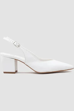CHIBINSKI Scarpin Aberto Slingback Noiva Couro CBK
