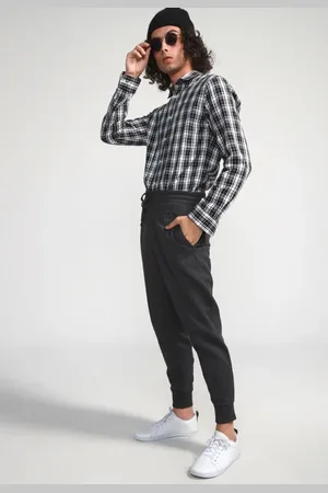 GAP Calça de Moletom Jogger Logo Bordado Grafite