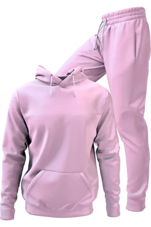 Bueno Conjunto Moletom Blusa De Frio Com Capuz E Calça Jogger Tecido Felpado Macio Premium