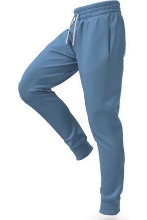 Bueno Calça Moletom Jogger Com Punho Elástico E Bolsos Superior Flanelada Lisa