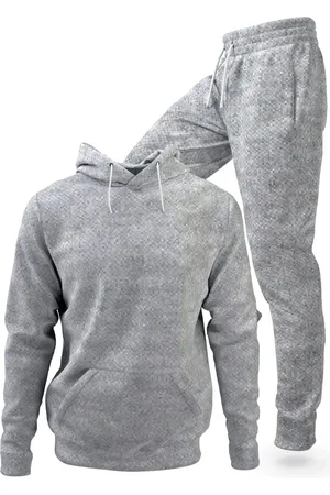Bueno Conjunto Moletom Blusa De Frio Com Capuz E Calça Jogger Tecido Felpado Macio Premium