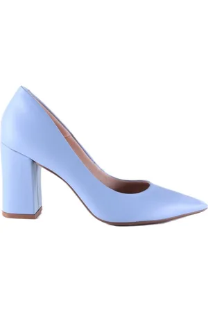 Zariff Scarpin Feminino 229371568 Azul Céu Incolor