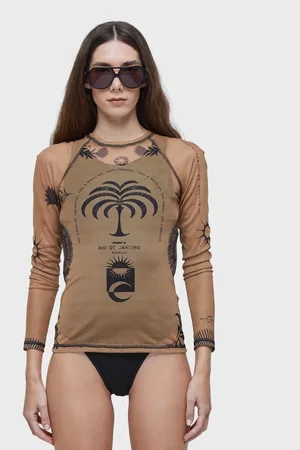 OSKLEN Blusa tule rio