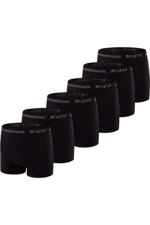 TRIFIL Kit Com 6 Cuecas Box Masculino Sem Costura Microfibra