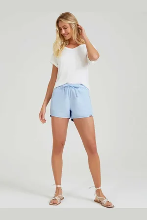 Lunender Shorts Sarja Bomber Sustentável com Cadarço