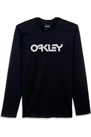 Oakley Camiseta Manga Longa Mark 2 - White - M Preto