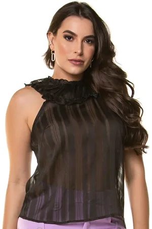 Art BLUSA DE GOLA FRANZIDA