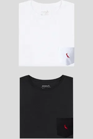 Reserva Kit 2 Camisetas Bolso Noturno E Paz