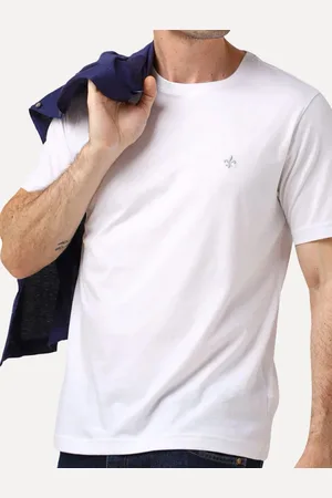 Dudalina Camiseta Masculina Soft Pima Cotton Branca